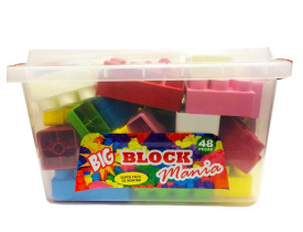 JOGO DE BLOCOS P. MONTAR 52 PCS BA-10255 20 COMERCIAL Brinquedos