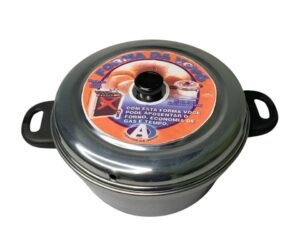 Forma Da Vovó Alúminio C/Disco Para Bolos No Fogão 24x13