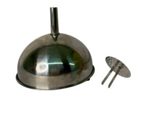 Funil Inox 15cm com Peneira Removível