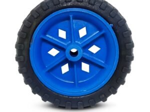 Roda De Carrinho De Mercado Feira 100k Plástico 13,5cm