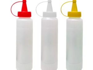 Kit C/3 Bisnaga Plástica Katchup, Mostarda E Maionese 400ml
