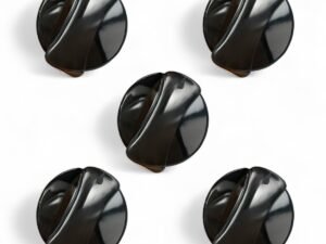 Botão Cooktop Fischer Com 5 Peças Preto