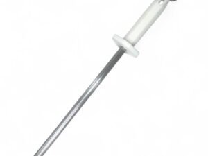 Chaira Linha Garbo Cabo Branco Nº10 Profissional Aço Inox