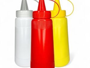 Kit C/3 Bisnagas Plástico Ketchup, Maionese E Mostarda 200ml