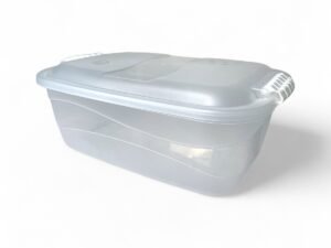 Caixa Organizadora Container Baixo Transparente 3 Litros