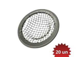 Kit 20 Mini Ralo de Pia Lavatório Japonês 4,5cm Em Aço Inox