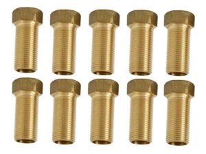 10 Prolongador União P/mangueira Flexível Cobre Gás Botijão