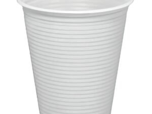 100 Copos Descartáveis Branco 180ml para Eventos e Dia a Dia