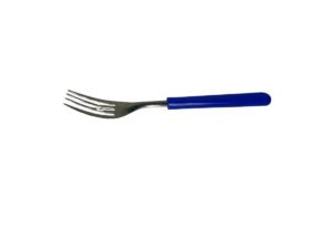 Kit Garfos de Mesa Premium Azul San Marino em Aço Inox - 6 Unidades