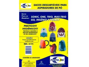 Saco Aspirador De Pó Modelo Trio One Max-trio Ingênio Twenty