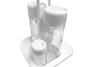 Kit 12 Galheteiros Azeite Vinagre Sal Pimenta Palito