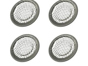 Kit 4 Mini Ralo de Pia Lavatório Japonês I 4,5cm Em Aço Inox