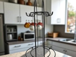 Suporte De Xícara de Chá - Arthi - Linha Black 6 Xícaras