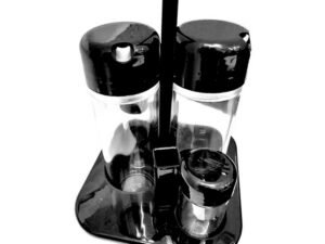 KIt Com 24 Galheteiros De Mesa 5 Peças Porta Tempero e Condimentos
