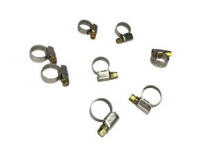 Kit 100 Abraçadeiras De  Pressão 10/16 Alema Profissional De Metal