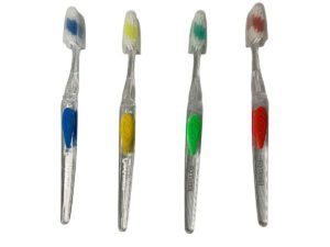 Escova De Dente Médio Cerdas Flexíveis em Nylon