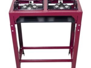 Fogão Semi Industrial 2 Bocas Alta Pressão Com Pé E Registro