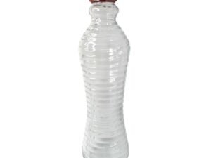 Garrafa De Vidro 1 Litro Com Tampa Inox Resistente E Moderna