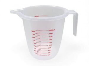 Jarra de Medição Em Plástico 2 Litros Resistente Com Bico