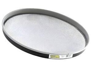 Kit 5 Peneiras Fubá Farinha Tapioca 20cm Aço Tela Trançada