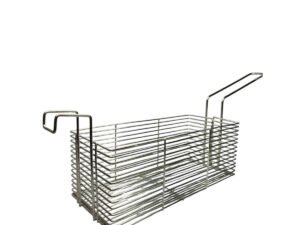 Cesta Para Fritura Retangular Em Arame  24x11 Cm