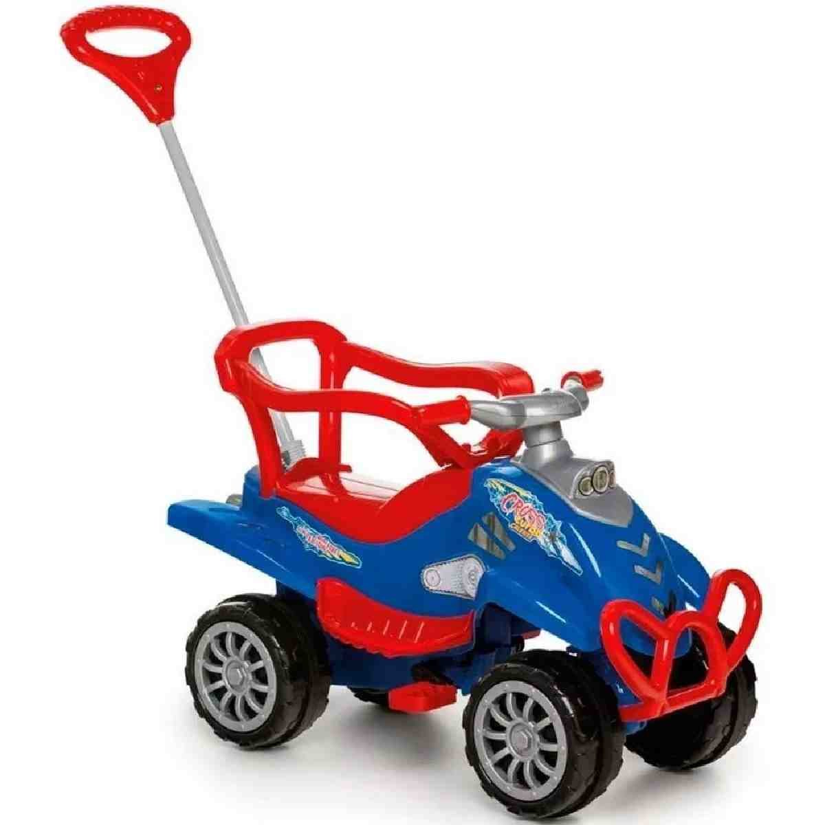 Carrinho De Passeio E Pedal Calesita Empurrador Cross Turbo