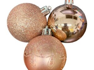 Bola De Natal Enfeite De Árvore Com 12pçs Decorativo Color