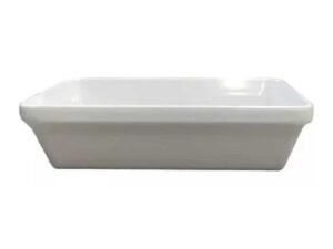 3 Travessa Retangular Funda Gourmet em Melamina 23x15 cm