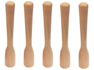 5 Socador P/caipirinha Madeira 19 X 3cm Edal