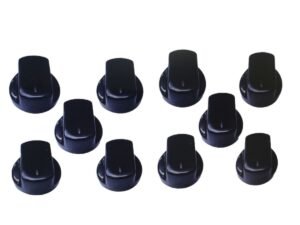 10 Botão Para Fogão Brastemp Active Horizontal Cima Preto