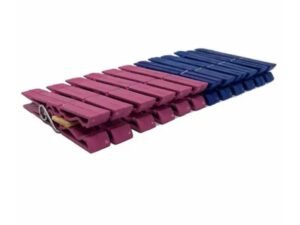 Prendedor de Roupas Plástico para Varal Lavanderia 24 Pçs