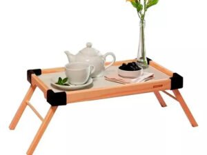 Bandeja Para Servir Café Da Manhã Na Cama Small Pé Dobrável