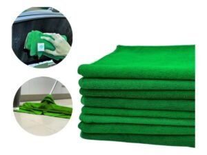 Kit C/5 Pano Microfibra Absorção 50x70 Multiuso Limpeza