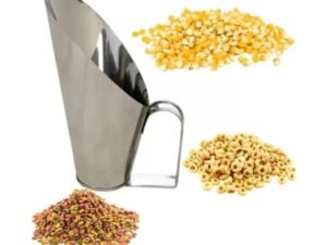 5 Concha para Cereais Inox 1kg Medidora