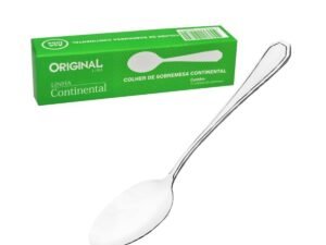 Colher De Sobremesa Inox Linha Continental 24 pçs