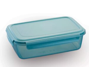 Pote Plastico Com Travas Laterais 600ml Multiuso