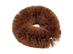 10 Escova de Fibra Marrom Grande Natural de Coco Uso Doméstico