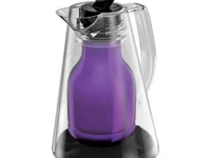 Bule Térmico Chá Café Milan Crystal Roxo 500ml Euro THERMO