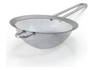 Kit 7 Peneira De Cozinha Coar Inox 18cm