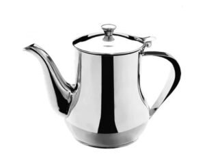 2 Bule Inox 400ml Para Servir Decoração Cozinha 12cm